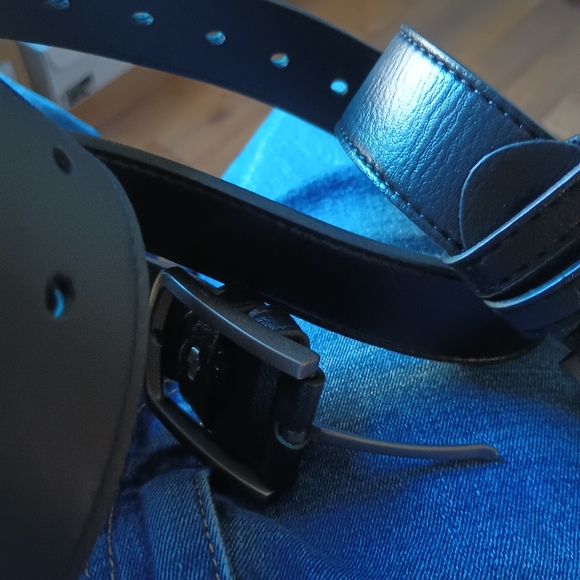 🔥3PK Hot Unisex New Big Men's 44" PU Leather Tall Business Women Belt - Picture 4 of 5